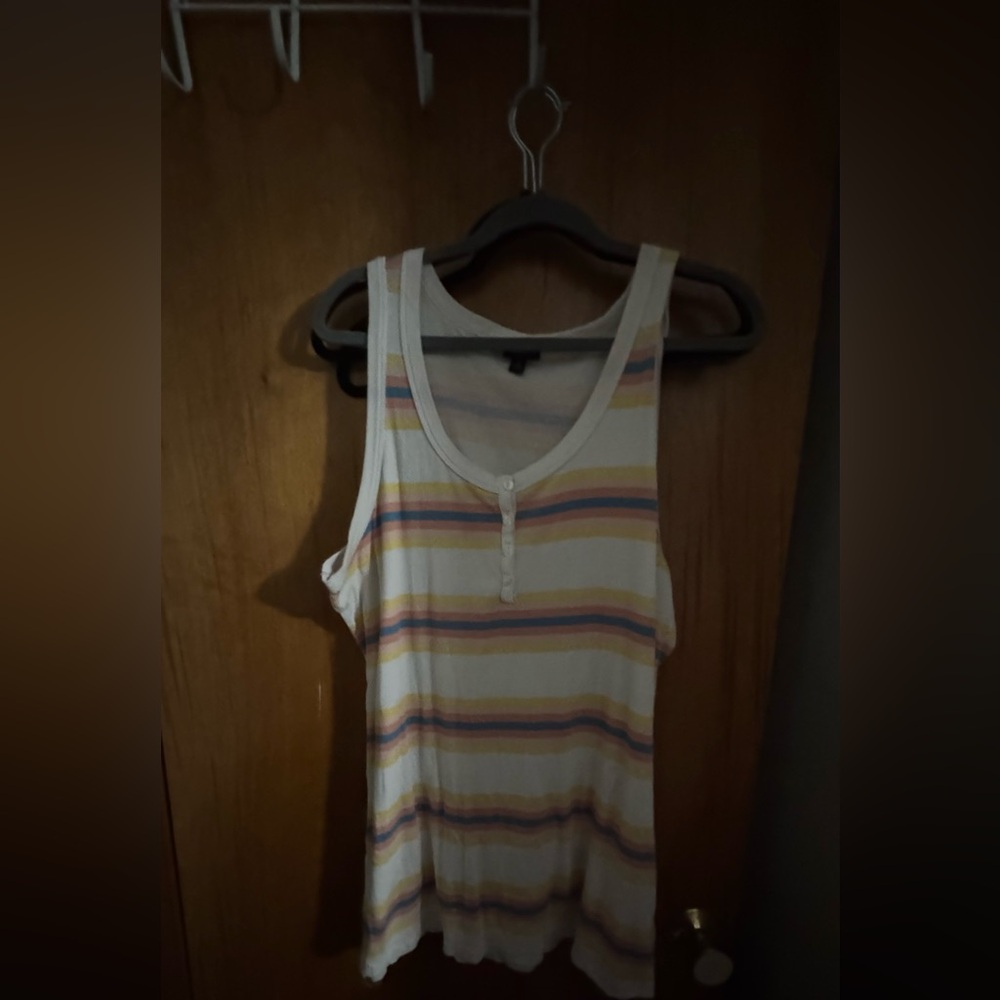 Torrid Pastel Striped Tank Top